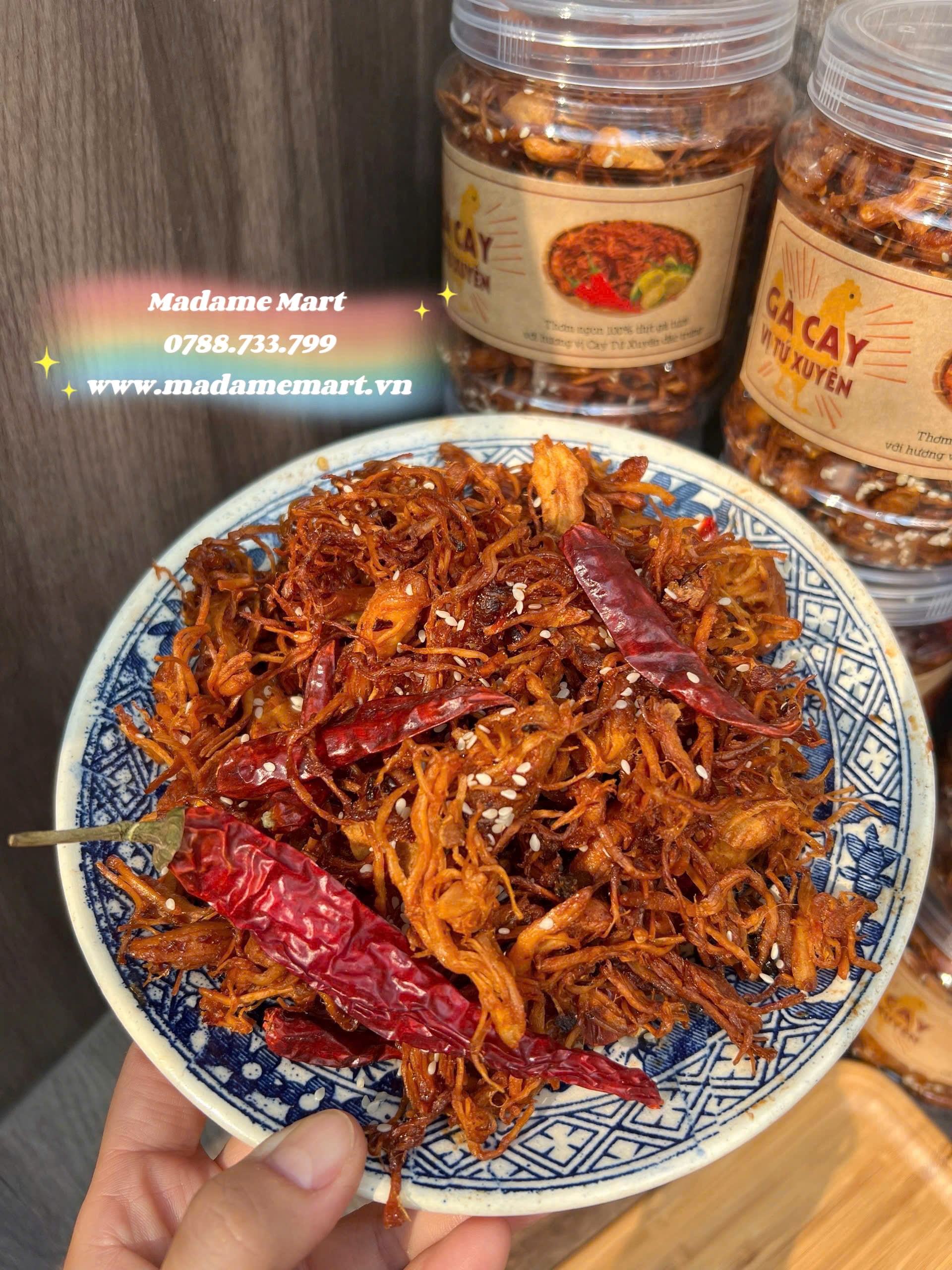 GÀ CAY TỨ XUYÊN (Hũ 300G)