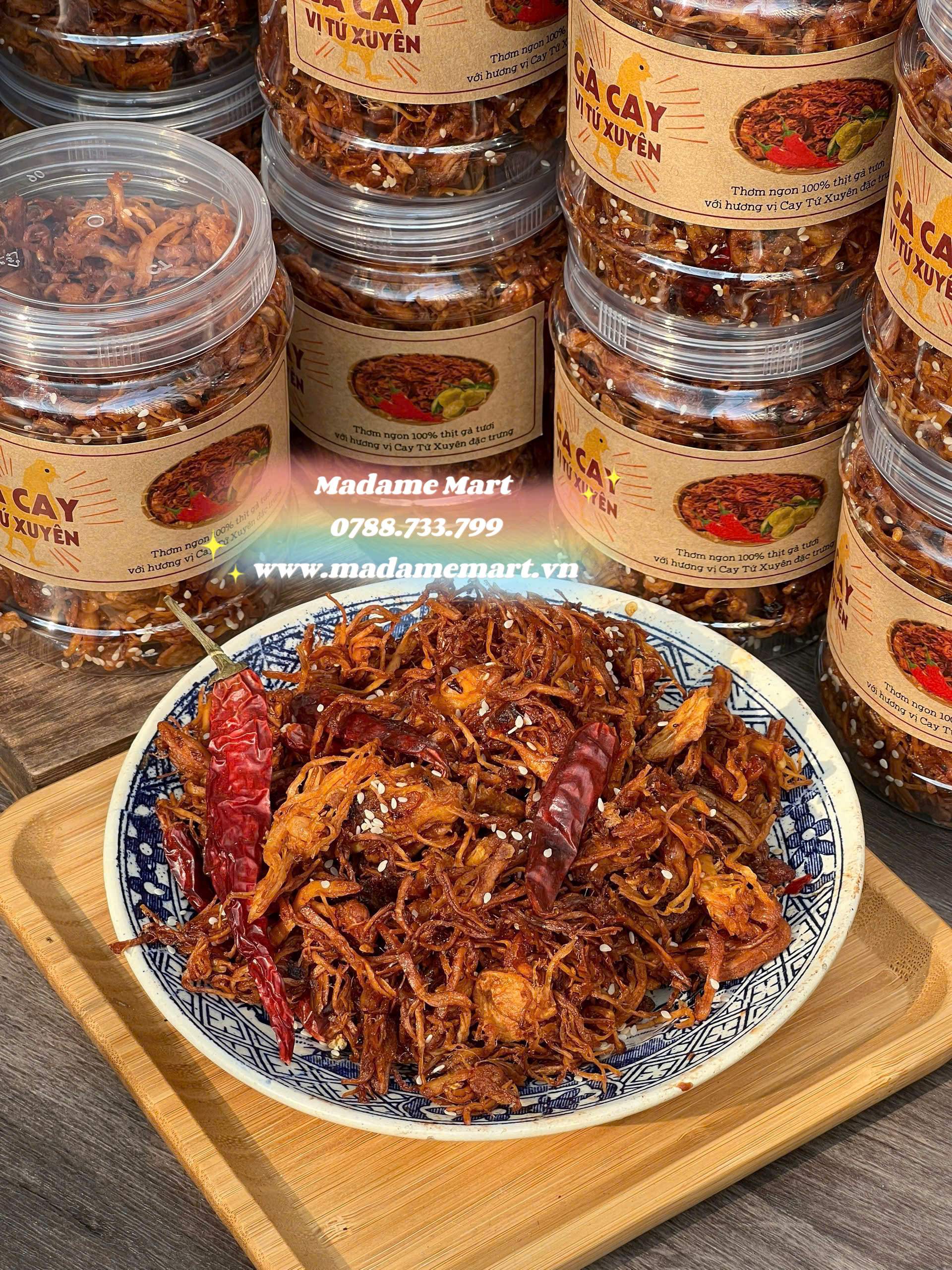 GÀ CAY TỨ XUYÊN (Hũ 300G)