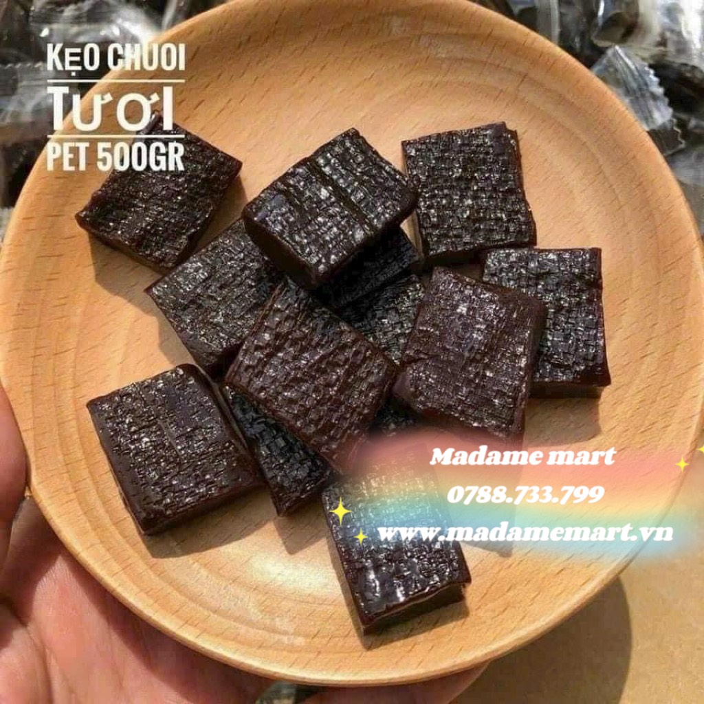KẸO CHUỐI TƯƠI CỐT DỪA (500G)