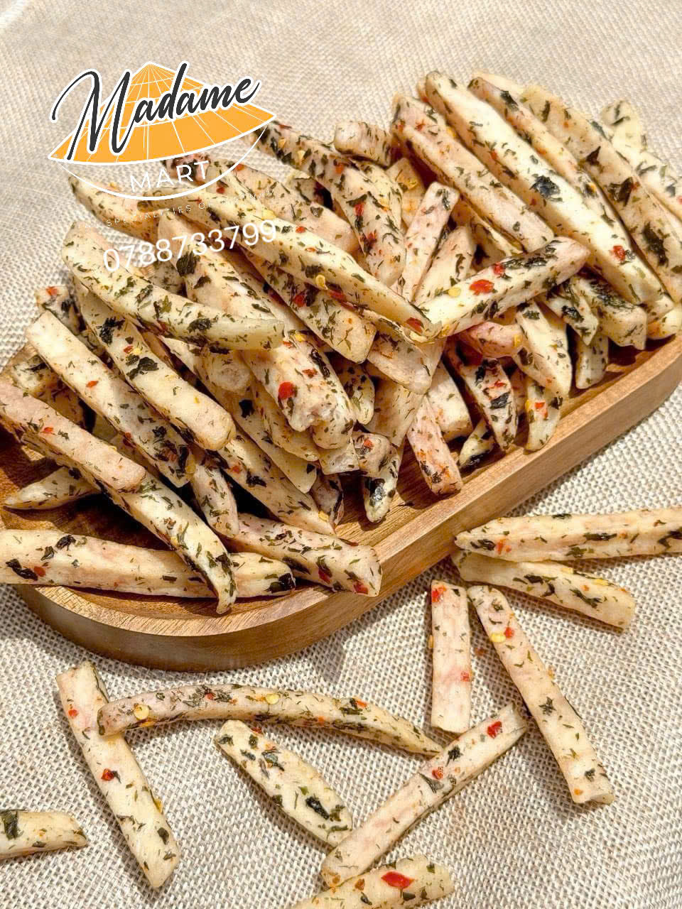 KHOAI MÔN CỌNG RONG BIỂN (Hũ 500G)