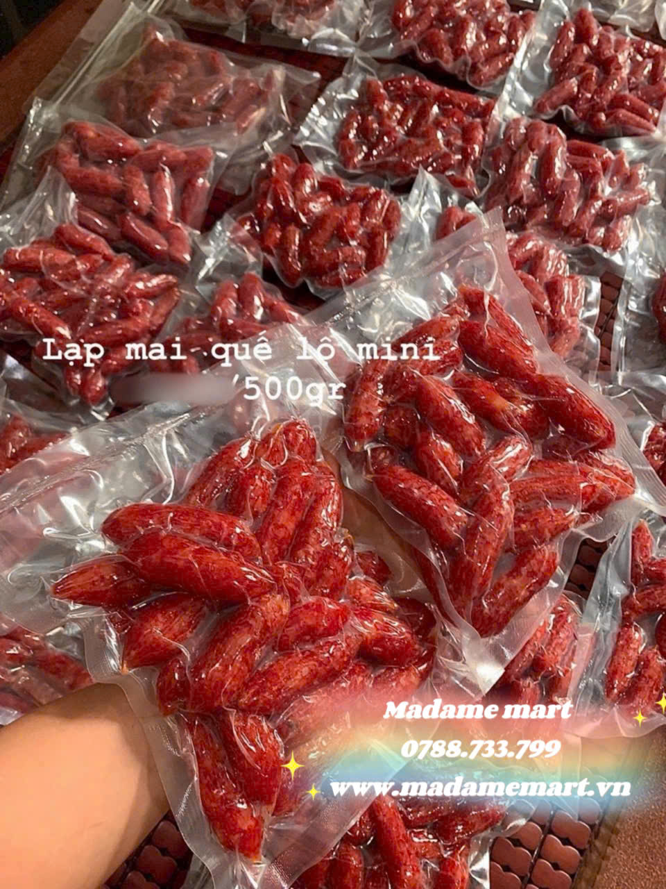 LẠP XƯỞNG MAI QUẾ LỘ MINI (500G)