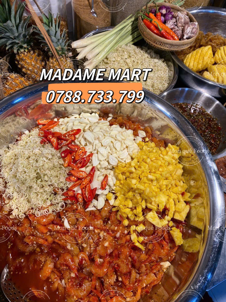 MẮM TÔM CHUA KHÓM TẮC (Hủ 700G)