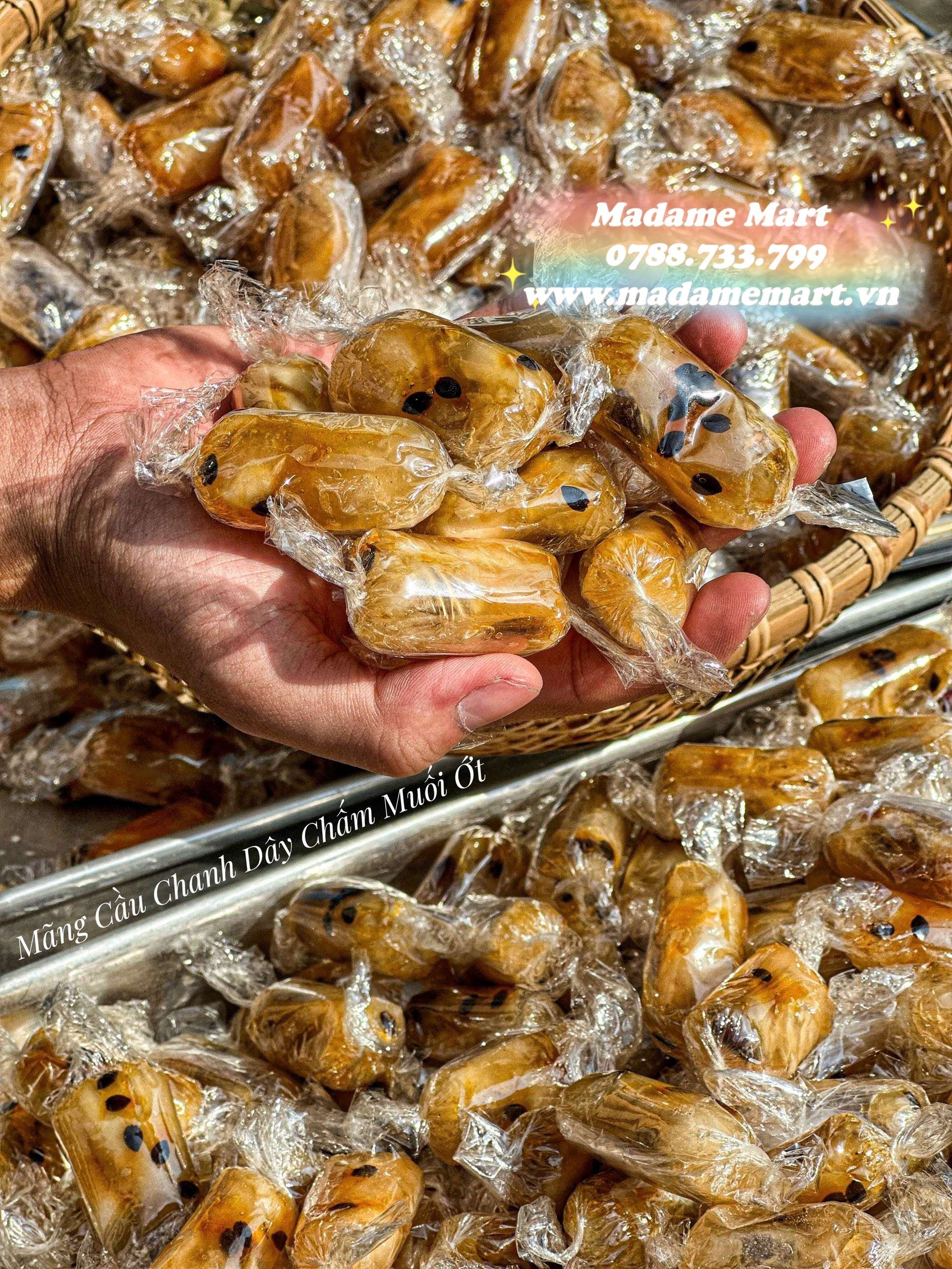 MÃNG CẦU CHANH DÂY GIẤY KIẾNG (500G)