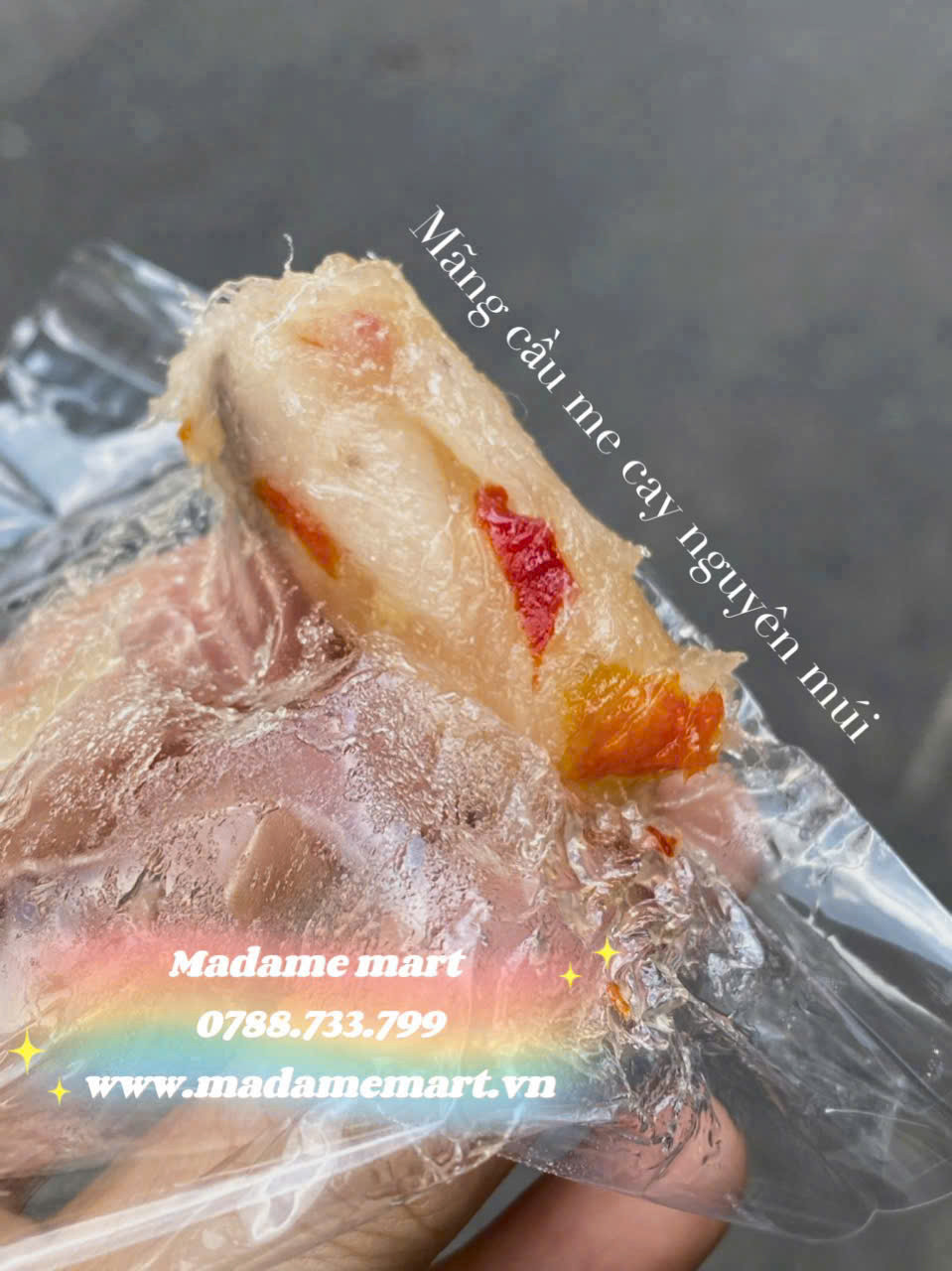 MÃNG CẦU ME CAY NGUYÊN MÚI ĐB (Hũ 350G)