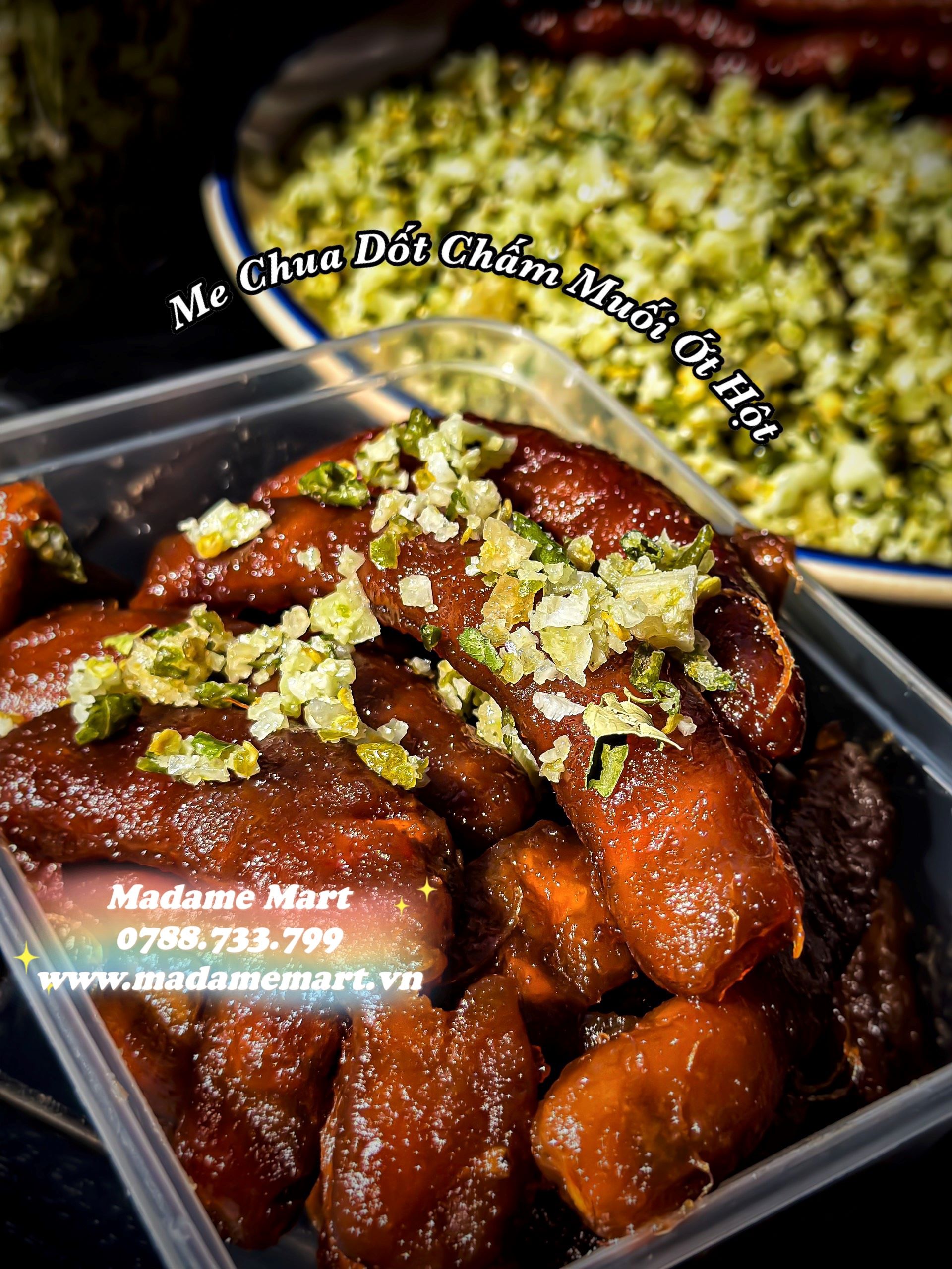 ME CHUA DỐT CHẤM MUỐI HỘT (HỘP 500G)