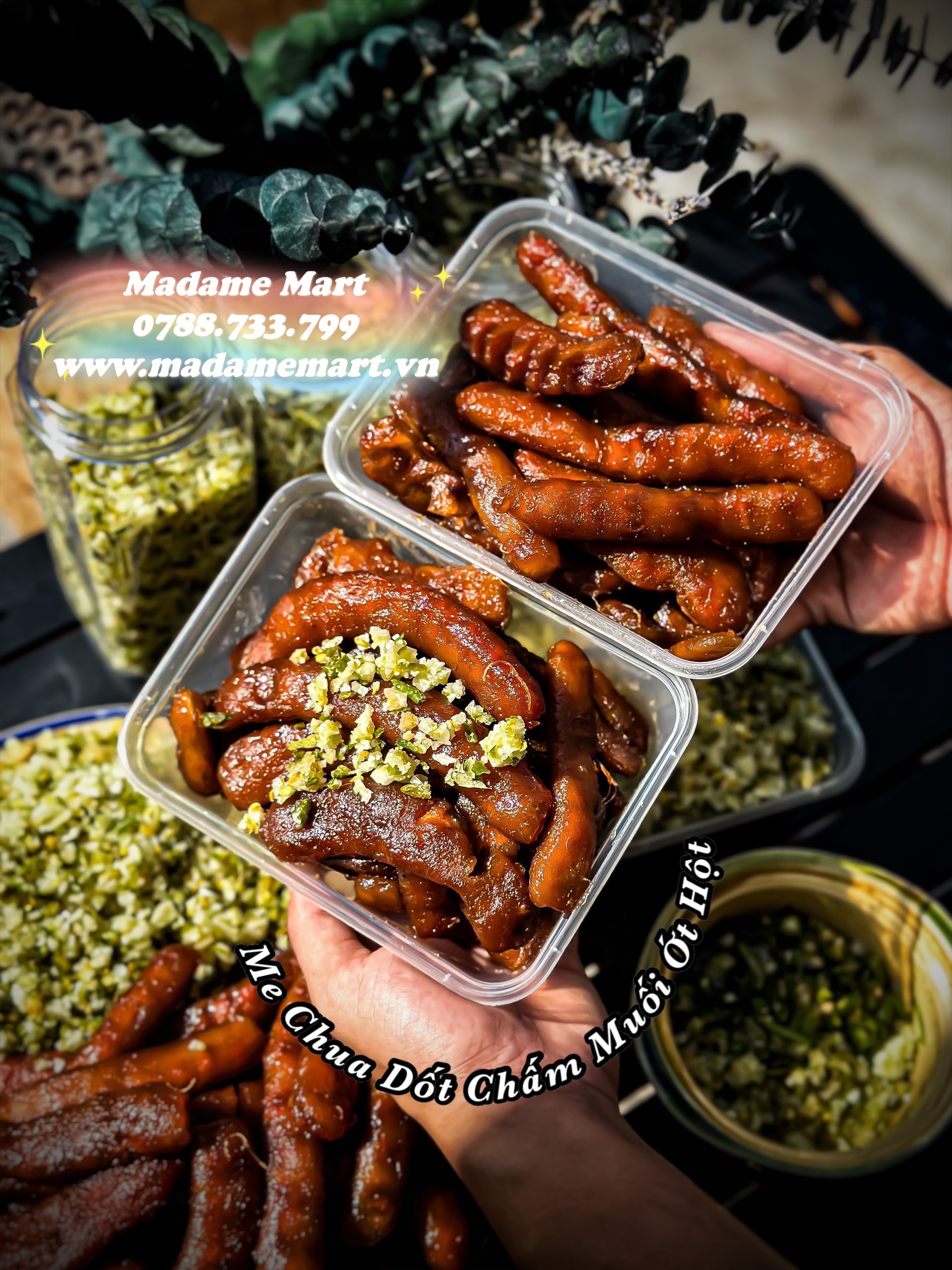 ME CHUA DỐT CHẤM MUỐI HỘT (HỘP 500G)