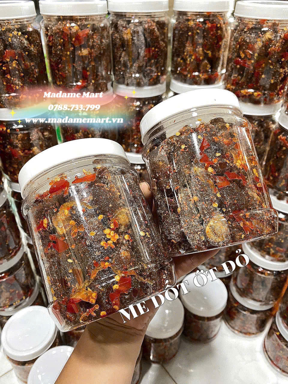 ME DỐT MUỐI ỚT (Hũ 500G)