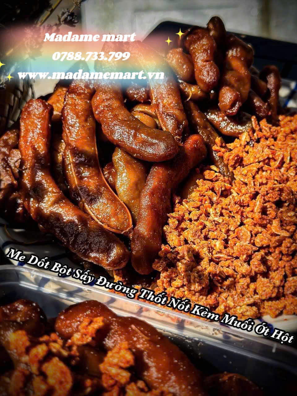 ME DỐT SẤY ĐƯỜNG THỐT NỐT (HỘP 500G)