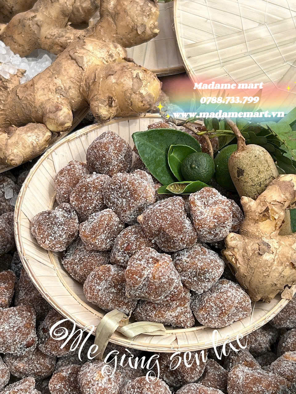 ME GỪNG SÊN TẮC (Hủ 500G)