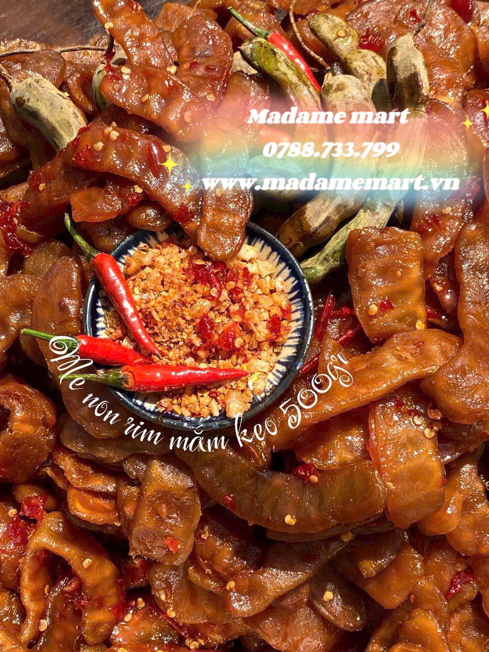 ME RIM MẮM ỚT (Hũ 500G)