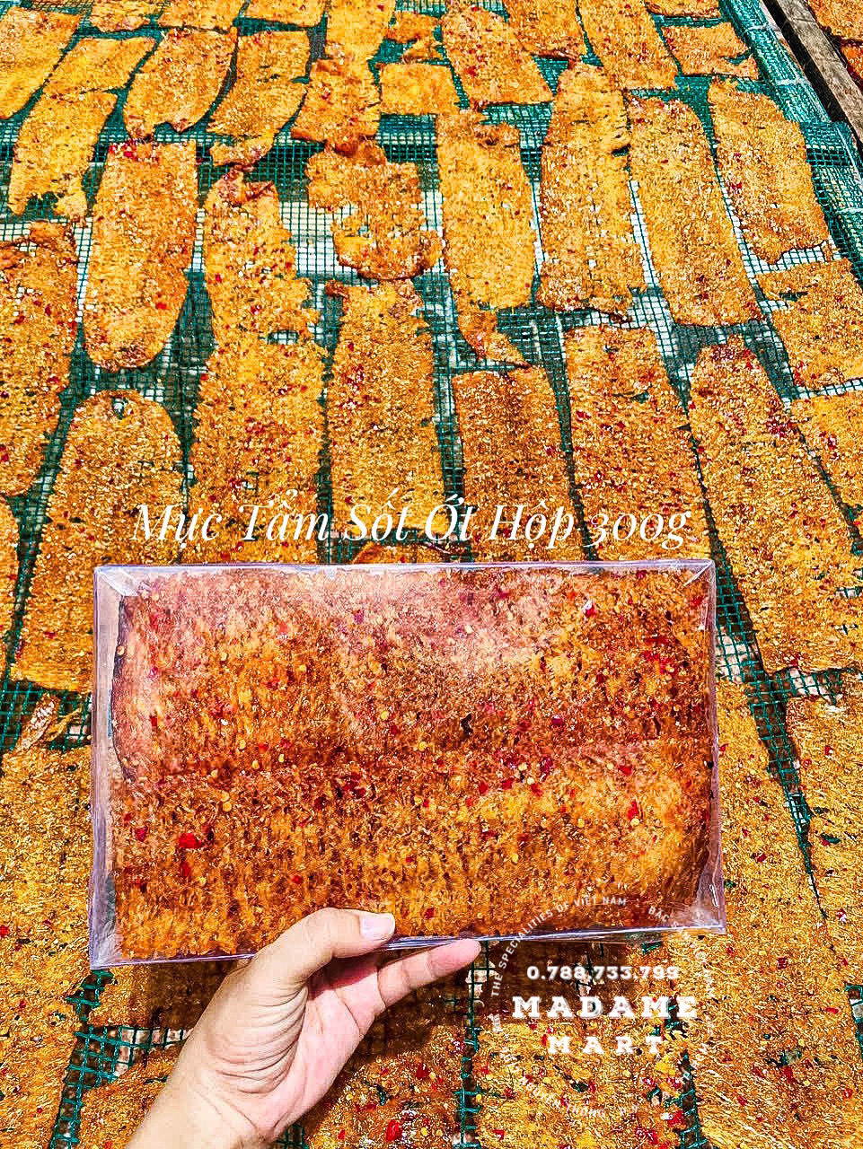 MỰC TẨM SỐT ỚT