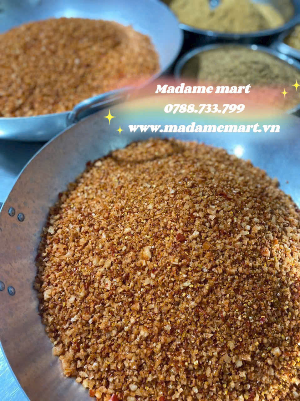 MUỐI ỚT HỘT RANG (Hũ 500G)
