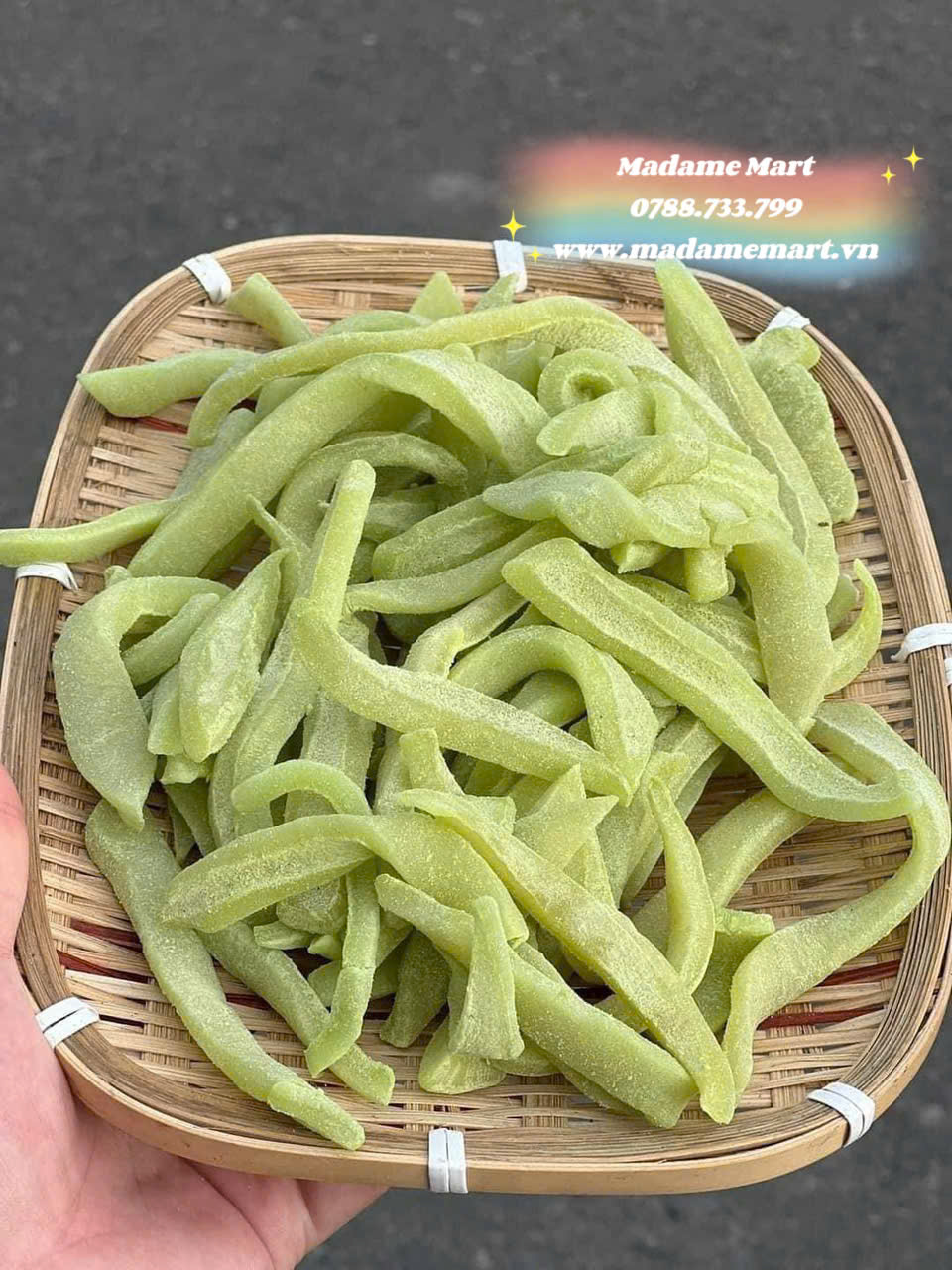 MỨT DỪA ÍT NGỌT (GÓI 500G)