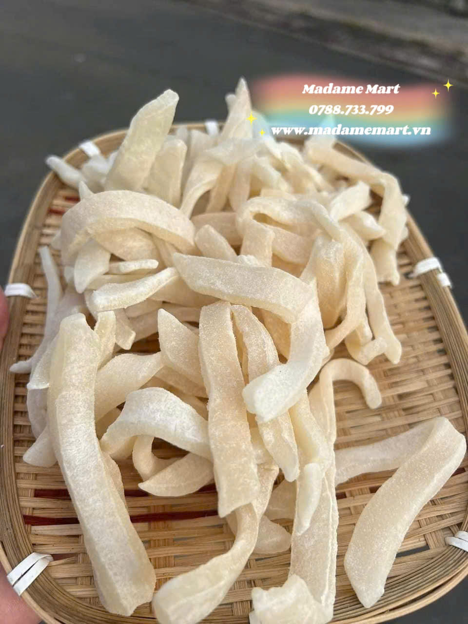 MỨT DỪA ÍT NGỌT (GÓI 500G)