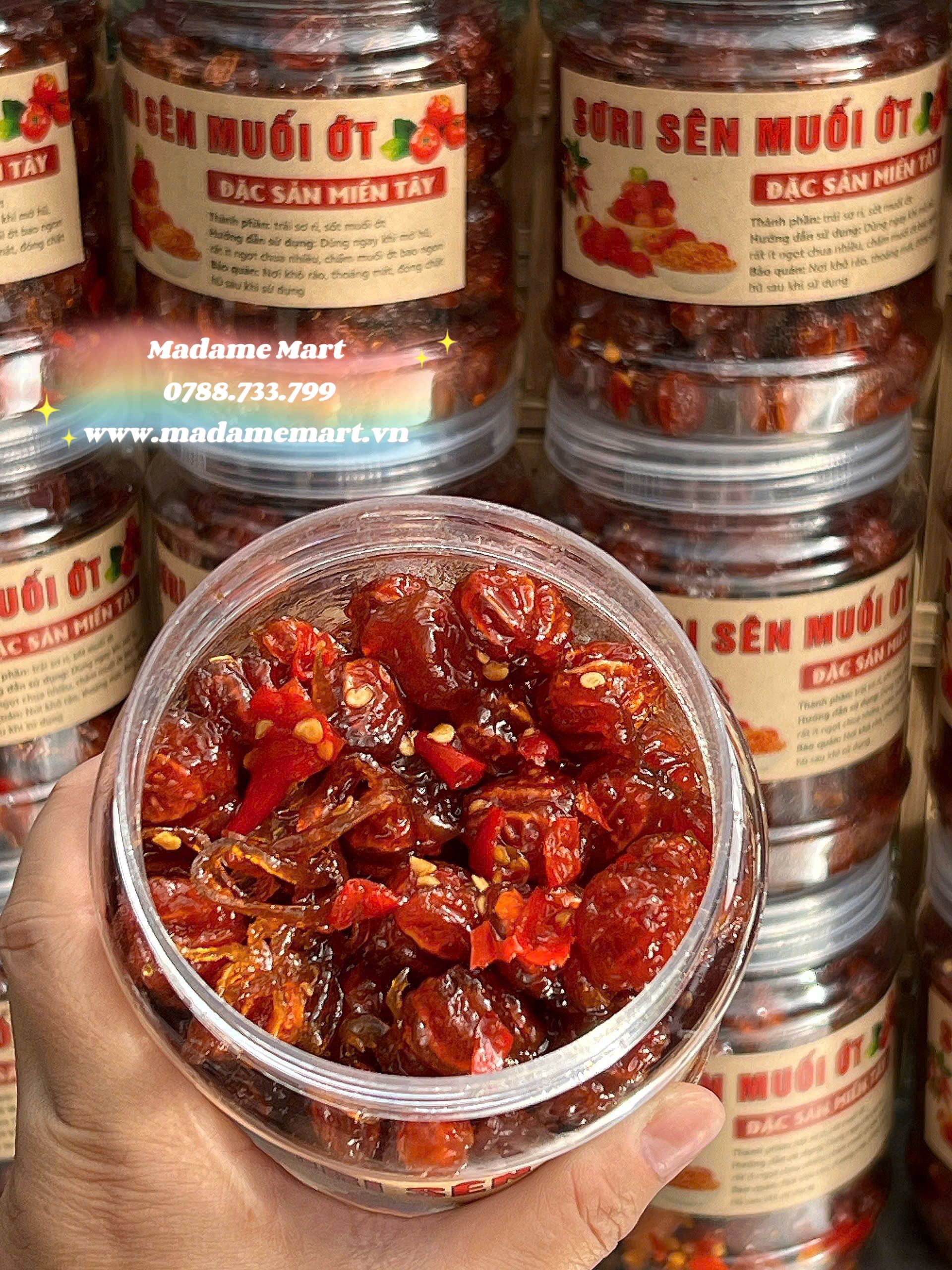 MỨT SƠRI SÊN TẮC (Hủ 500G)