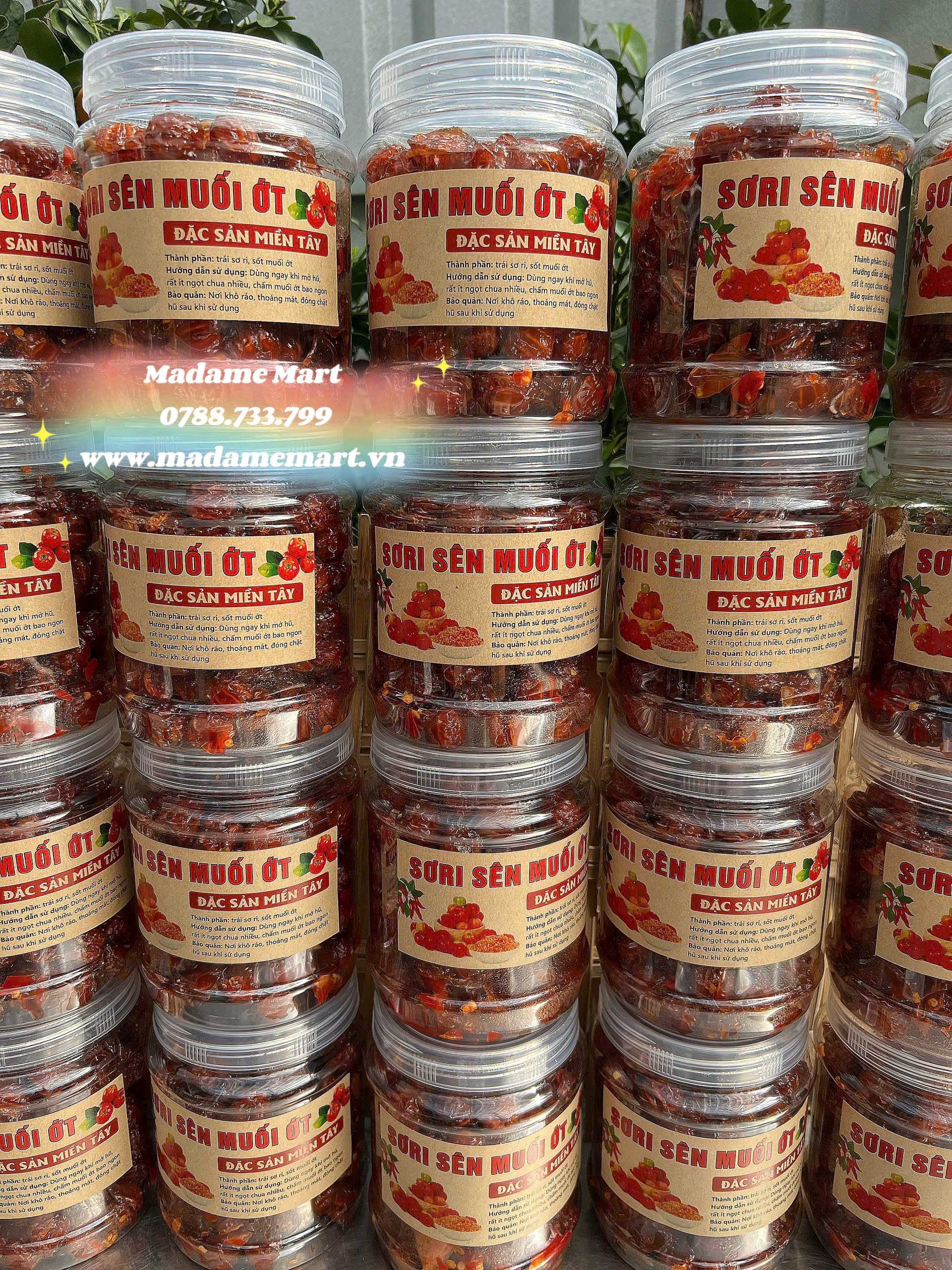 MỨT SƠRI SÊN TẮC (Hủ 500G)