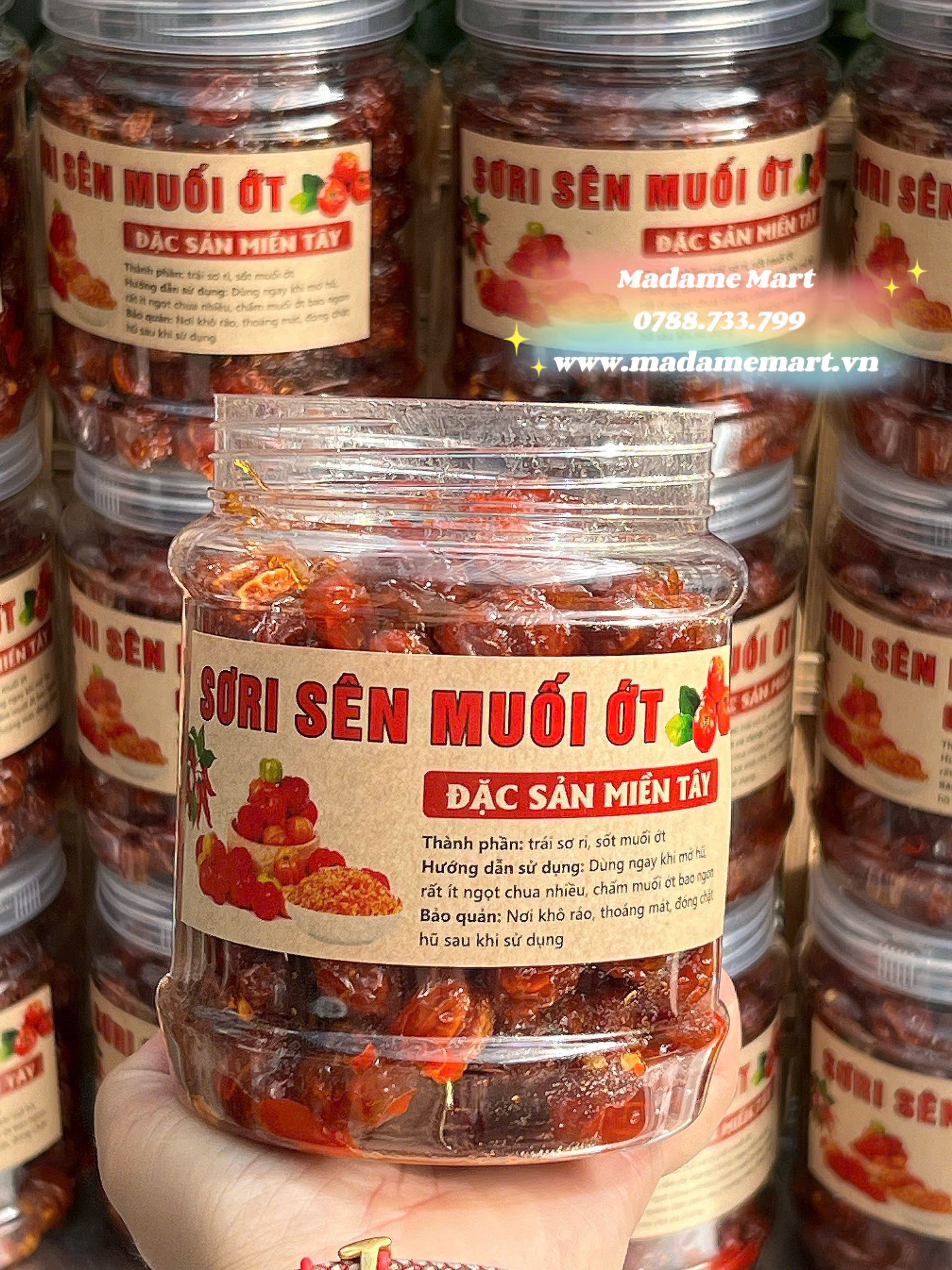 MỨT SƠRI SÊN TẮC (Hủ 500G)