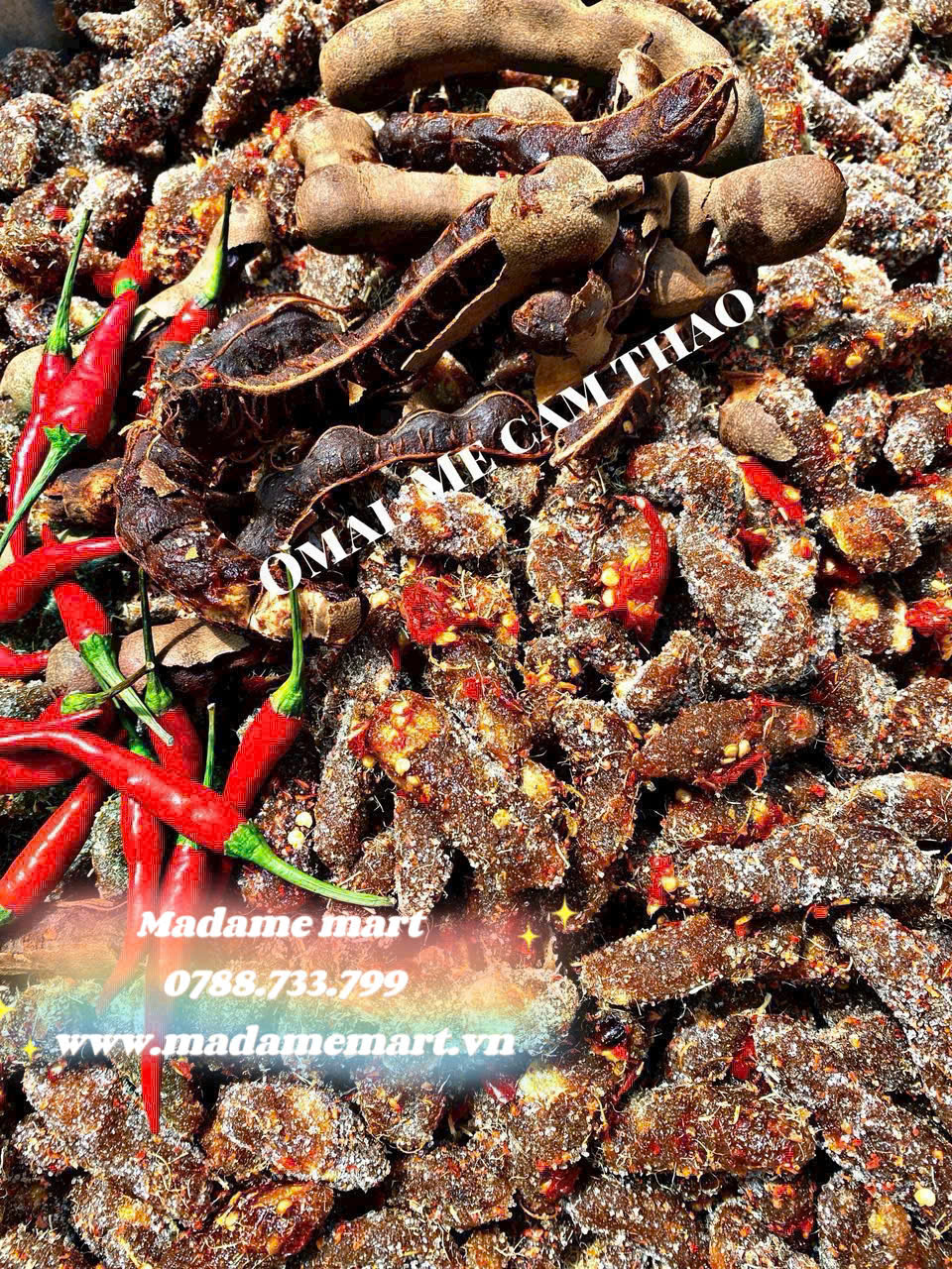 OMAI ME SẤY CAM THẢO CAY (Hộp 500G)