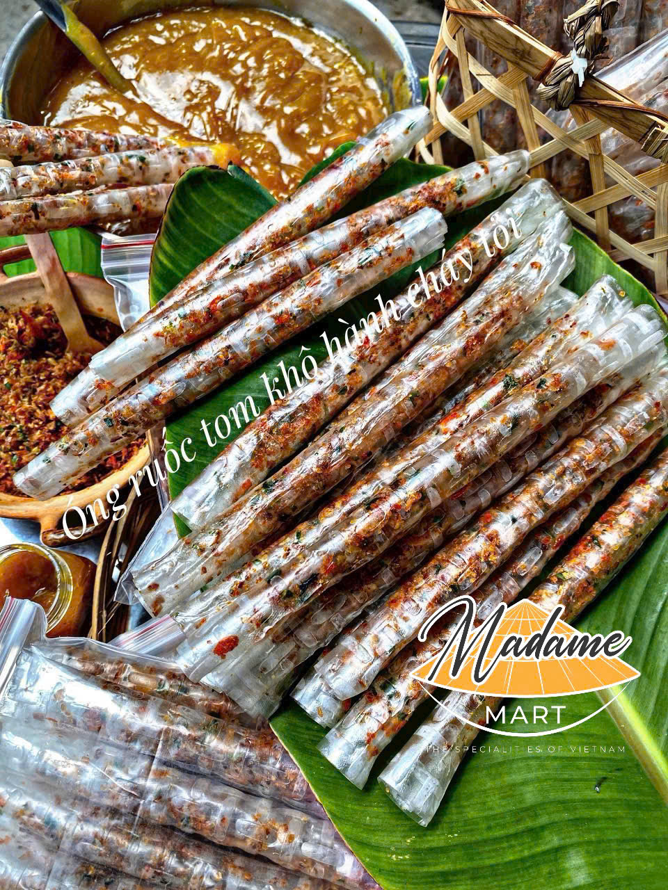 SET BÁNH TRÁNG TÔM CHÁY MUỐI BÉO