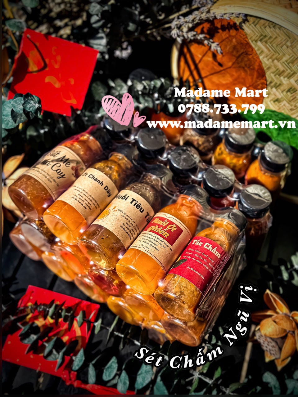 SET CHẤM ĐỒ NƯỚNG 5 VỊ