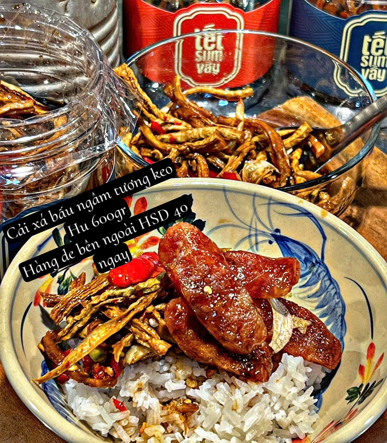 CẢI XÁ BẤU NGÂM TƯƠNG KẸO