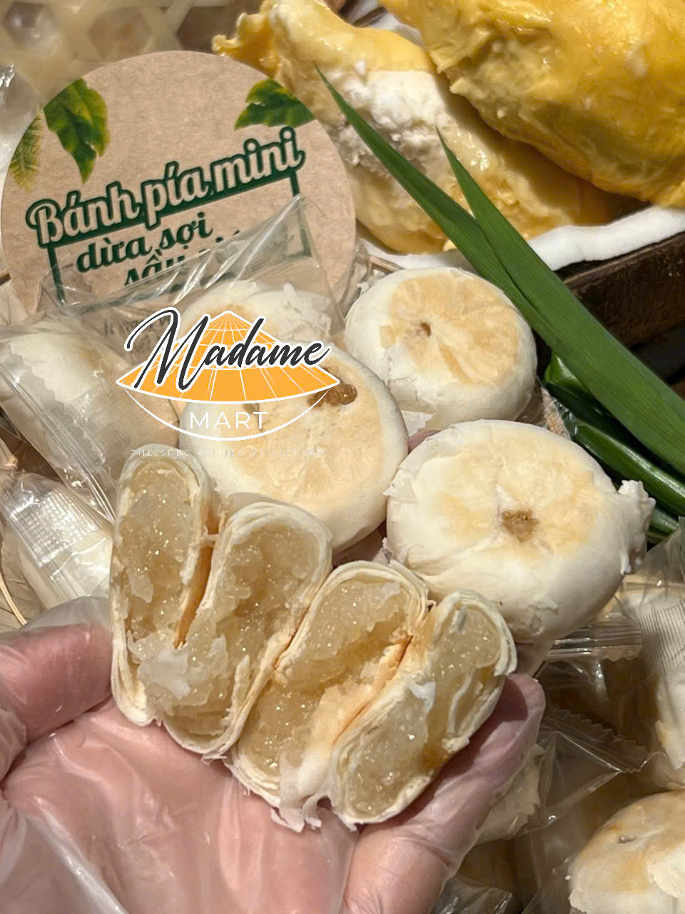 PÍA MINI DỪA SẦU RIÊNG