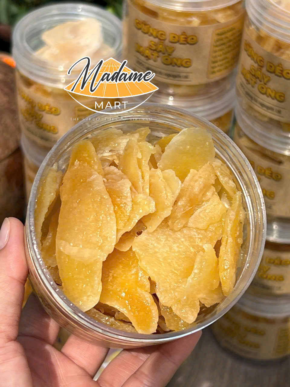 GỪNG SẤY DẺO MẬT ONG