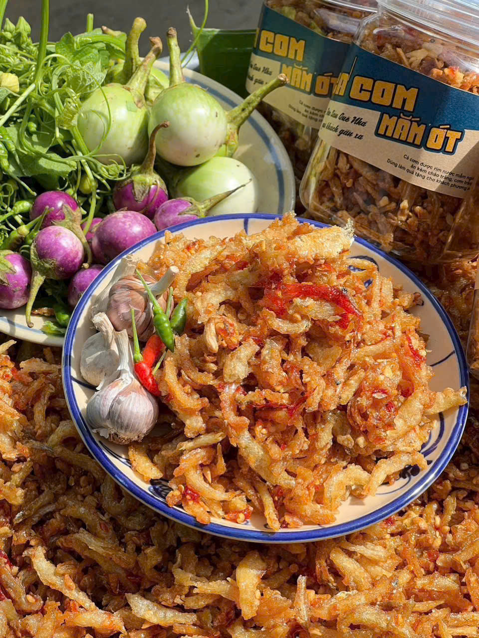 CÁ CƠM MẮM TỎI (HỦ 300G)