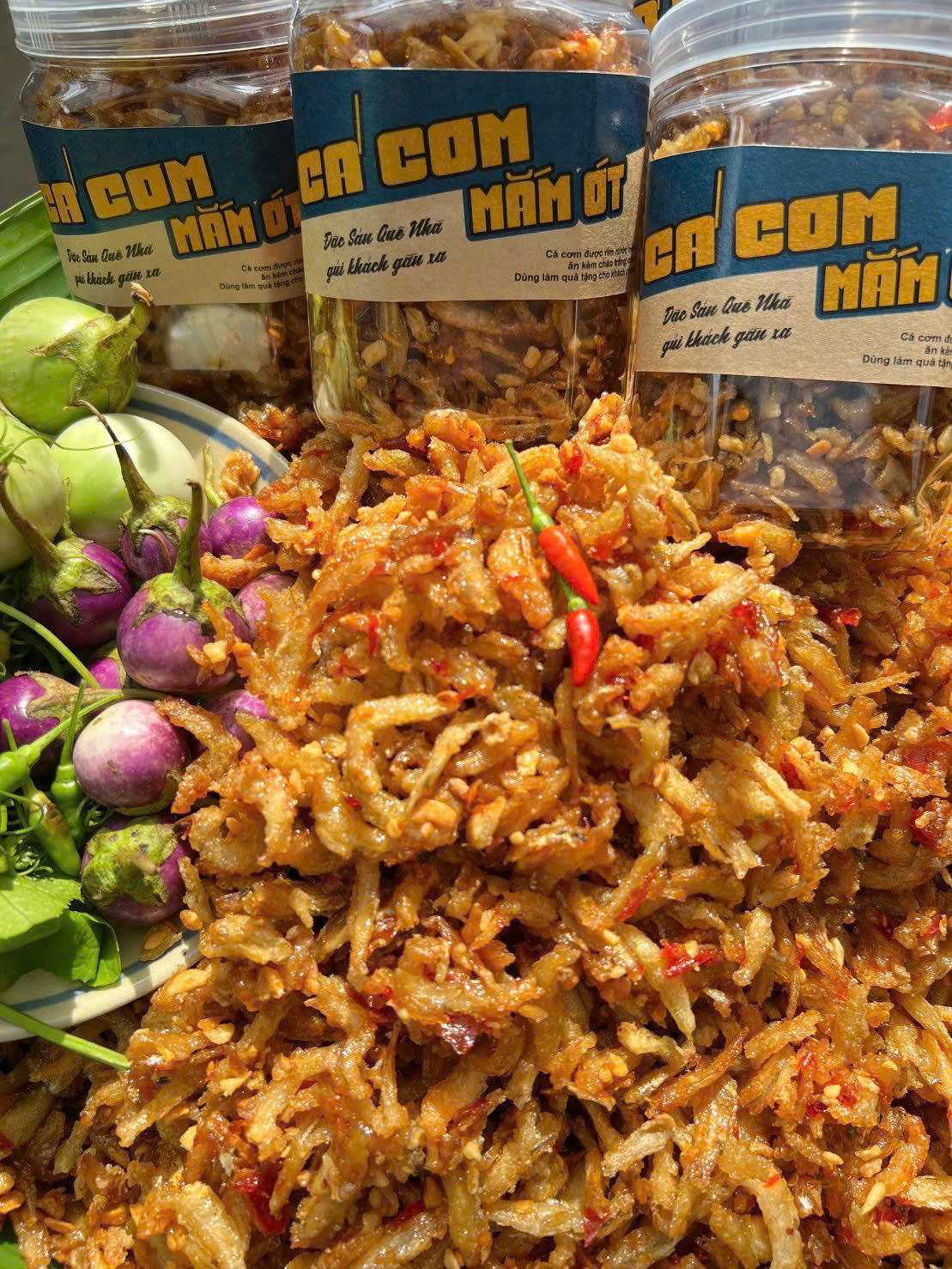 CÁ CƠM MẮM TỎI (HỦ 300G)