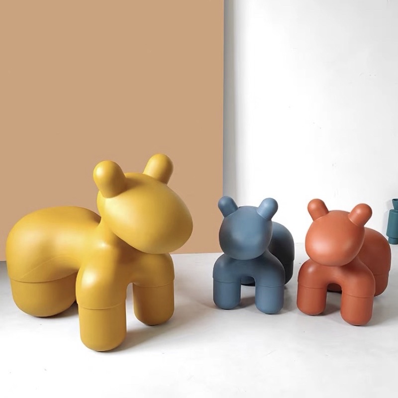 Pony Chair - Ghế Pony Phiên Bản Nhựa ABS Trơn Cao Cấp