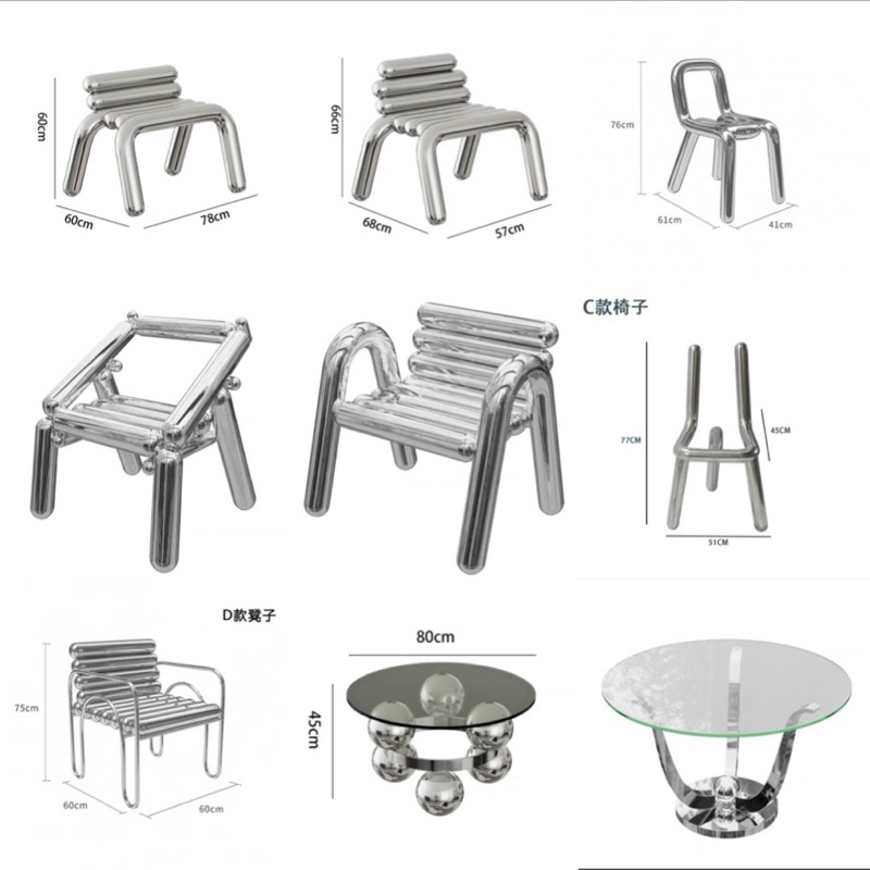 Design Inox Chair Bàn ghế Inox hiện đại, cao cấp | Inox Chair