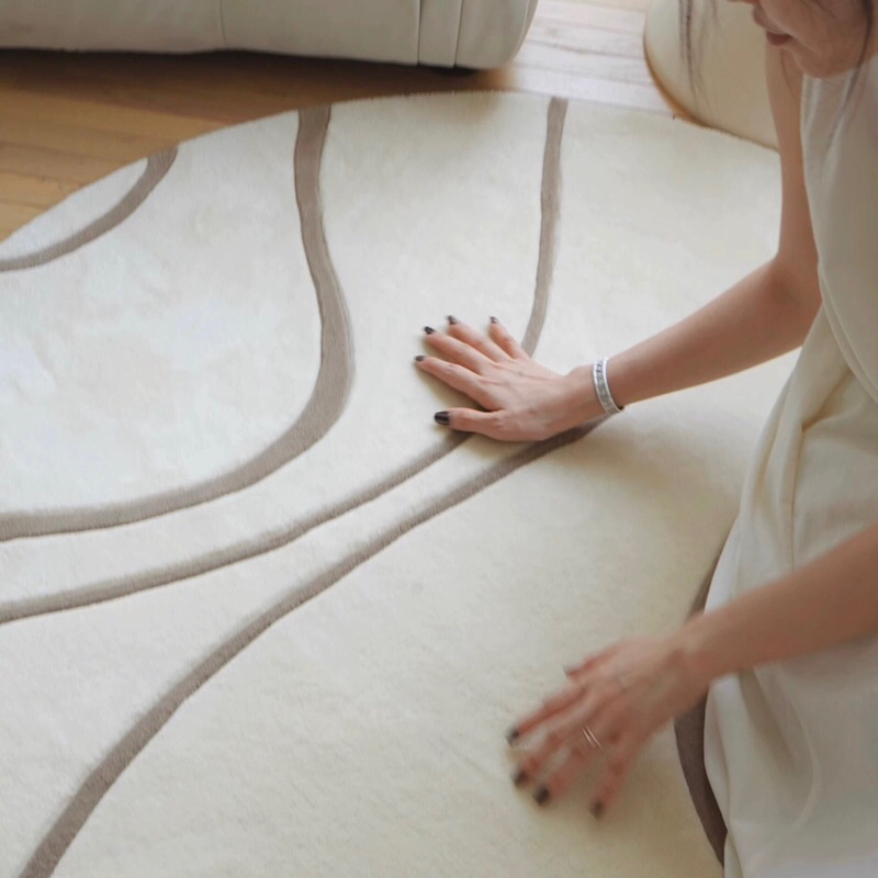 Thảm trải sàn Moon tròn cao cấp || Moon Rug