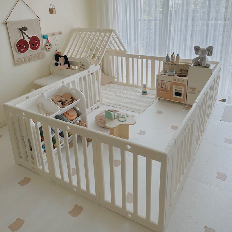 Quây cũi Aole lắp ghép cao cấp / Aole Crib