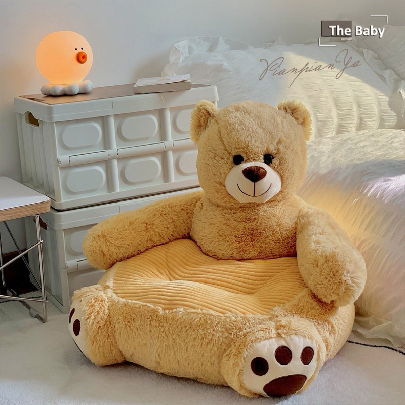 Đệm ngồi Cute Bear trẻ em cao cấp / Bear Chair
