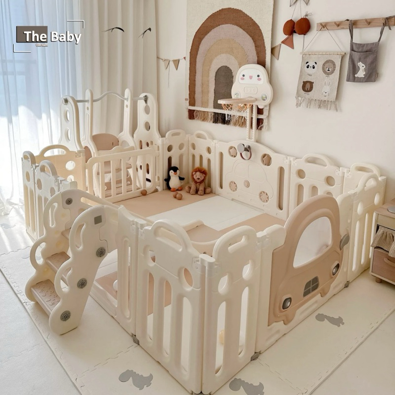 Bộ quây cũi LION đa chức năng nhập khẩu cao cấp / LION Crib