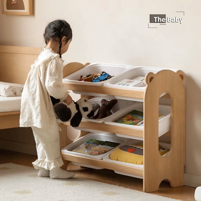 Kệ gỗ BOMI trẻ em nhập khẩu cao cấp / BOMI Shelf