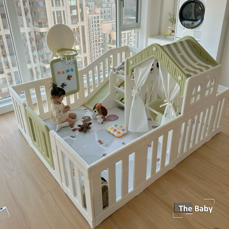 Bộ quây Bamboo trẻ em nhập khẩu cao cấp / Bamboo Crib