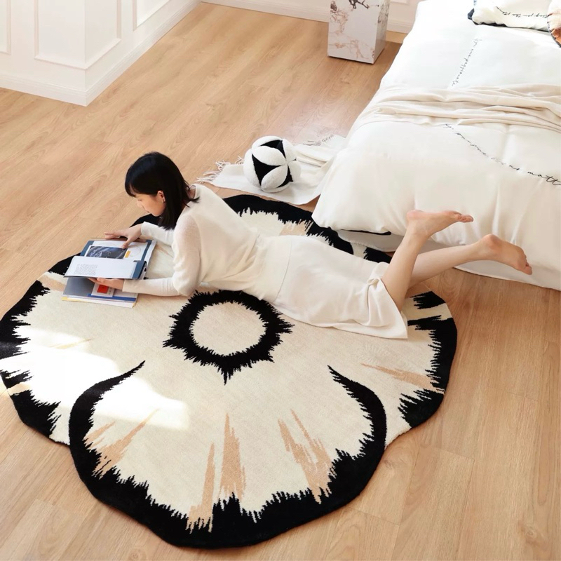 Thảm trải sàn tròn Flower Fairy nhập khẩu cao cấp, sang trọng