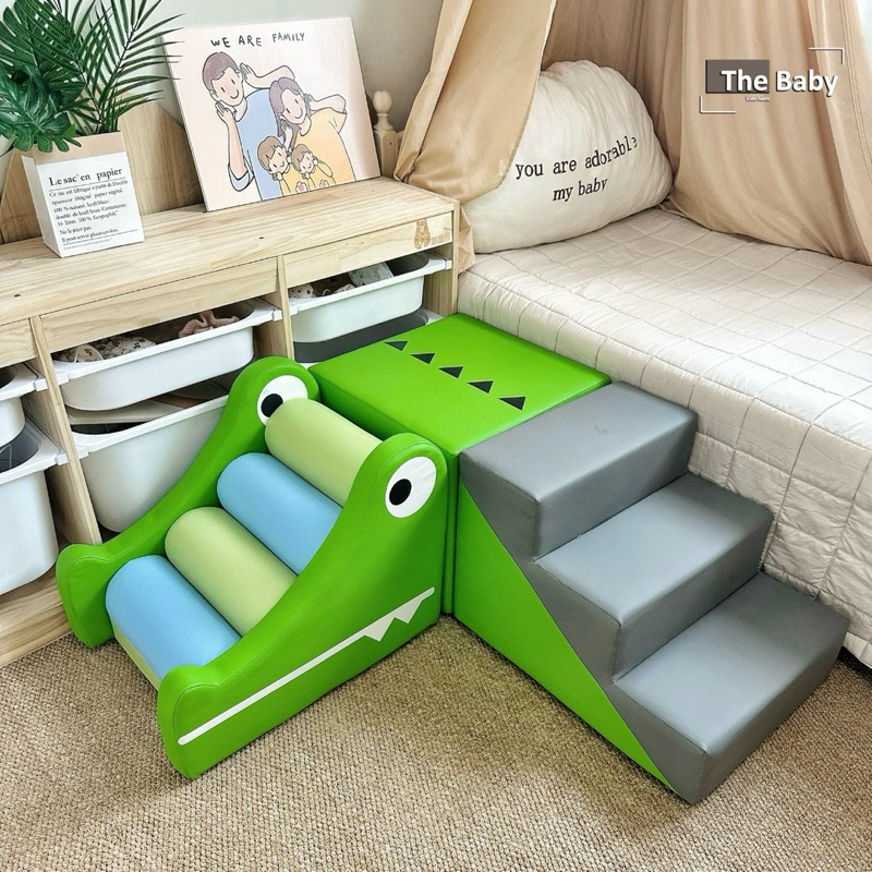 Bộ đệm vui chơi Crocodile trẻ em nhập khẩu cao cấp