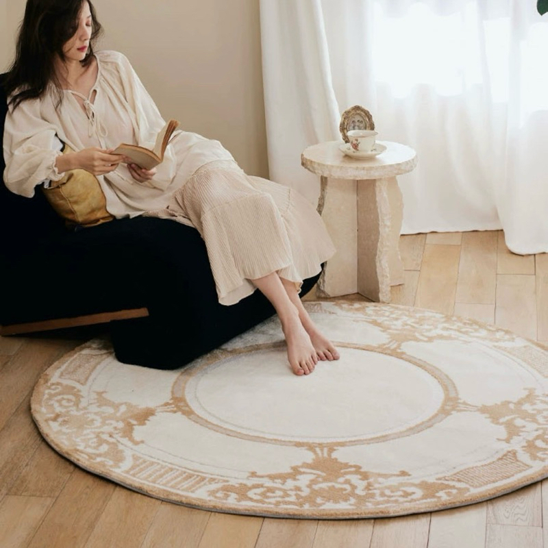 Thảm trải sàn tròn Lyanal nhập khẩu cao cấp sang trọng