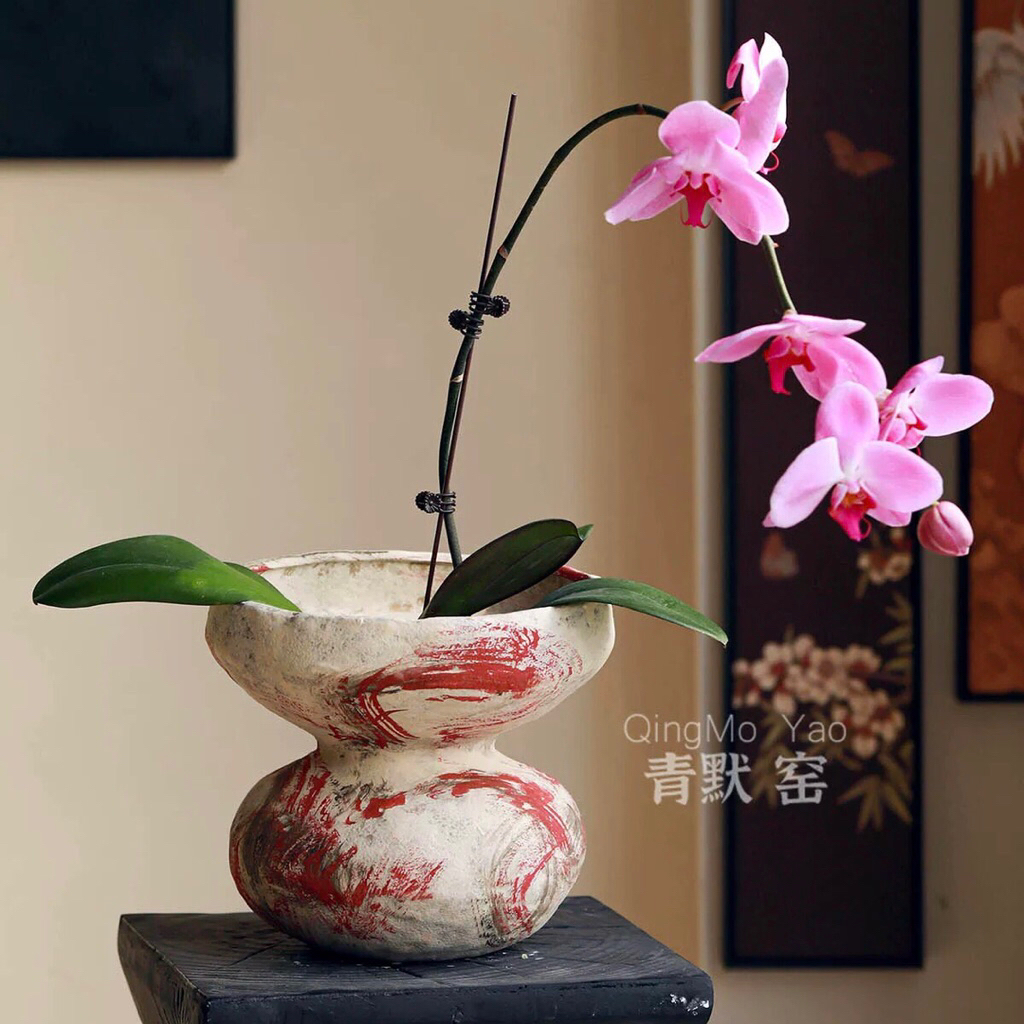 Bình hoa gốm BITAN nhập khẩu cao cấp / BITAN Vase