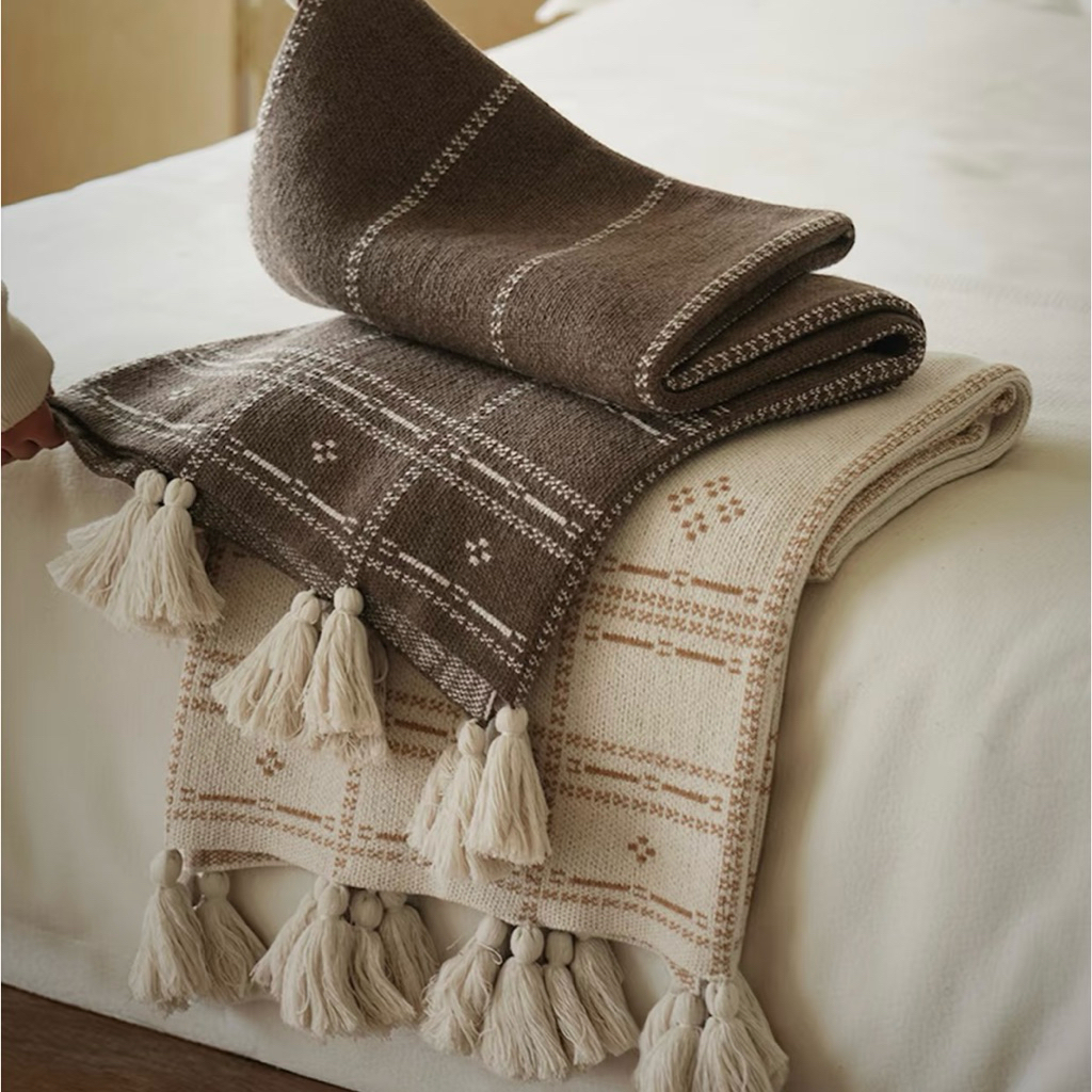Chăn sofa decor HATUER nhập khẩu cao cấp / HATUER Blanket