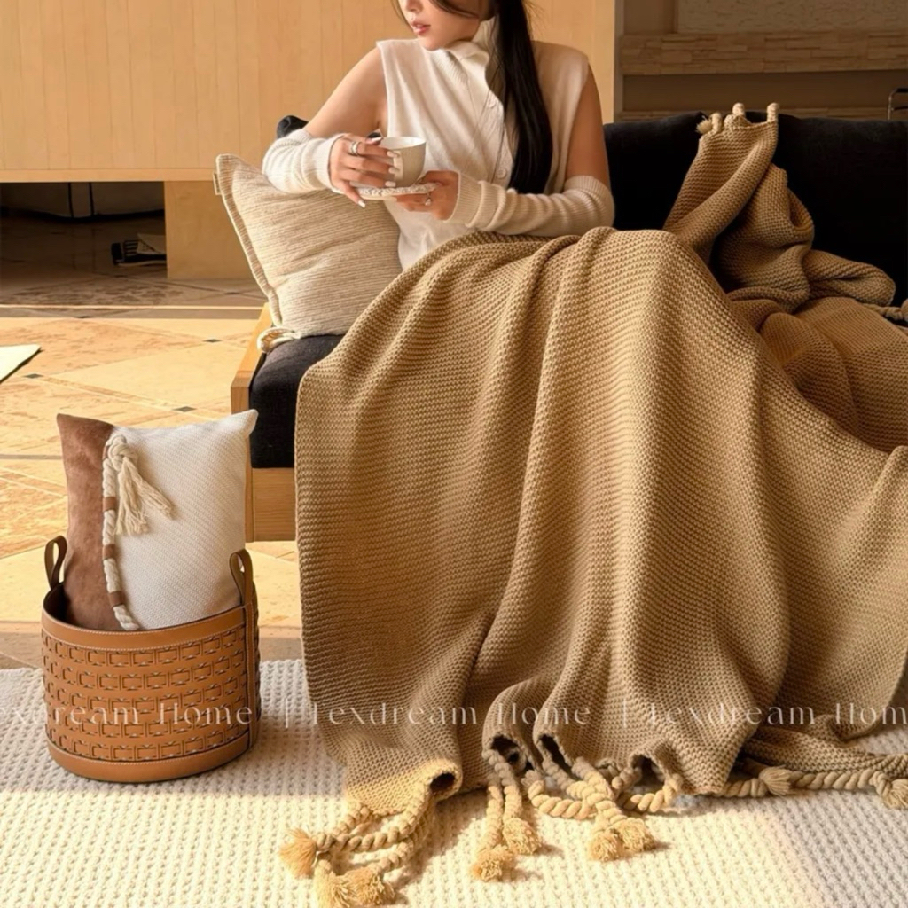 Chăn sofa decor HOYUN nhập khẩu cao cấp / HOYUN Blanket