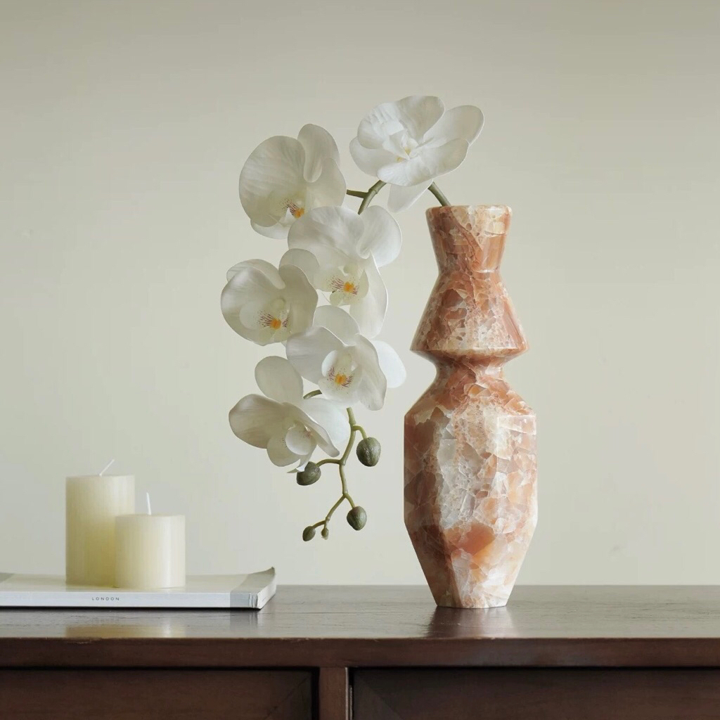 Bình hoa Danxia Jade nhập khẩu cao cấp / Danxia Jade Vase