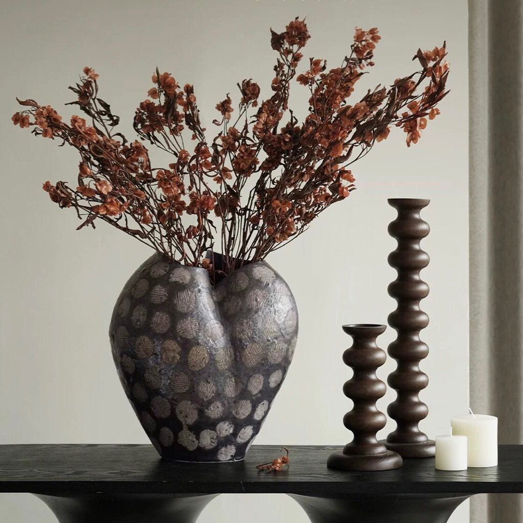Bình hoa Ink-spotted nhập khẩu cao cấp / Ink-spotted Vase