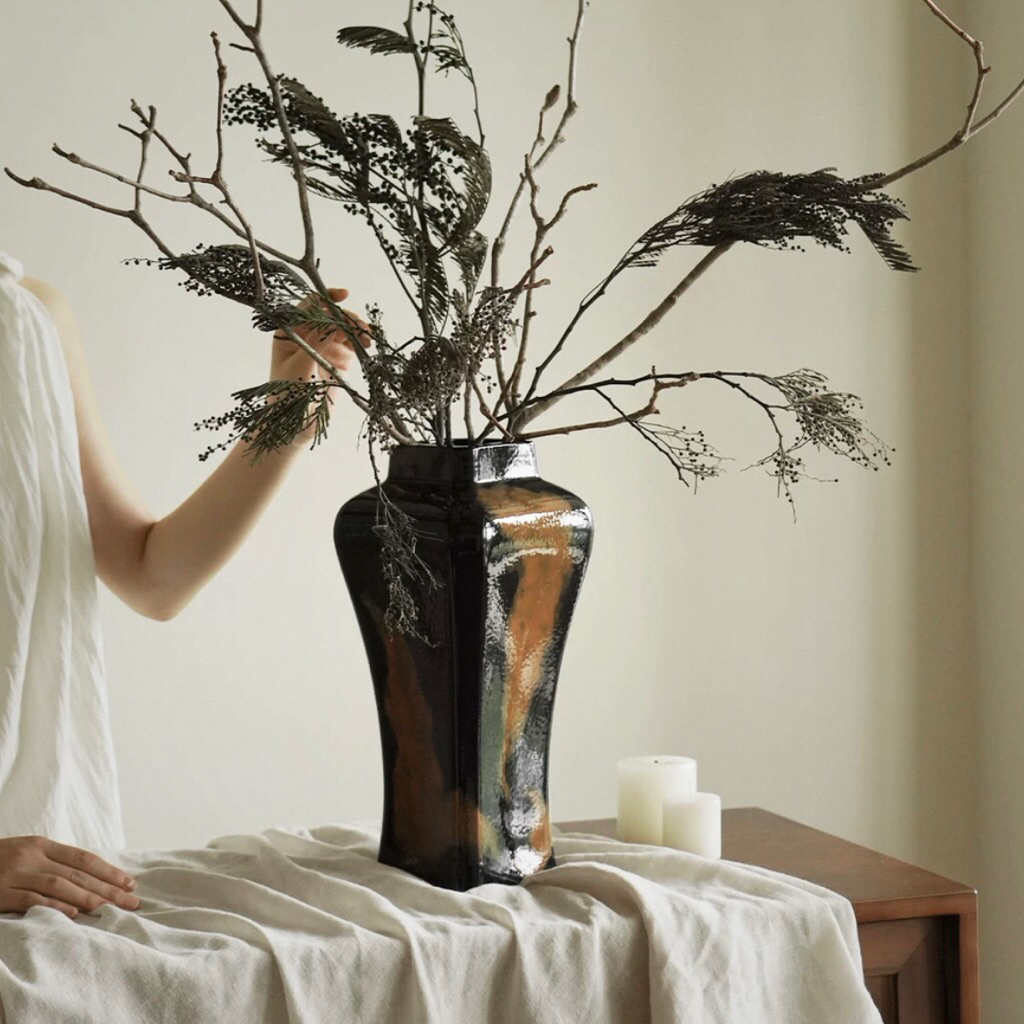 Bộ bình hoa gốm sứ Upidis Gata nhập khẩu cao cấp / Upidis Gata Vase