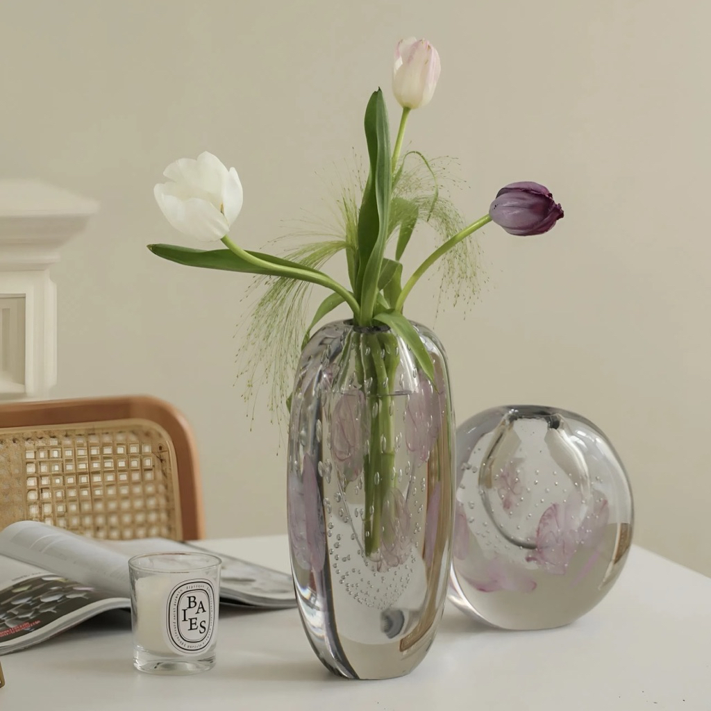 Bộ bình hoa LILY nhập khẩu cao cấp / Lily Vase