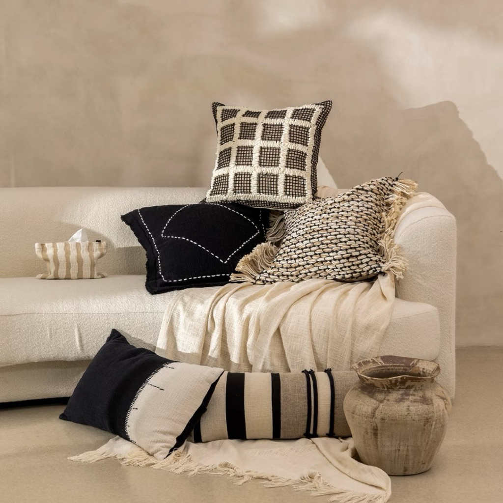 Bộ gối decor Sumeru Net nhập khẩu cao cấp / Sumeru Net Pillow