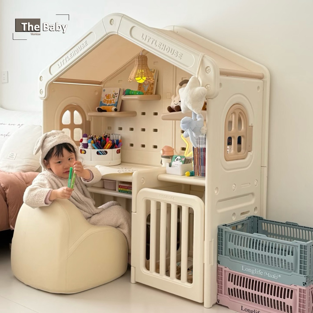 Bộ kệ kết hợp bàn BEBY đa năng nhập khẩu cao cấp