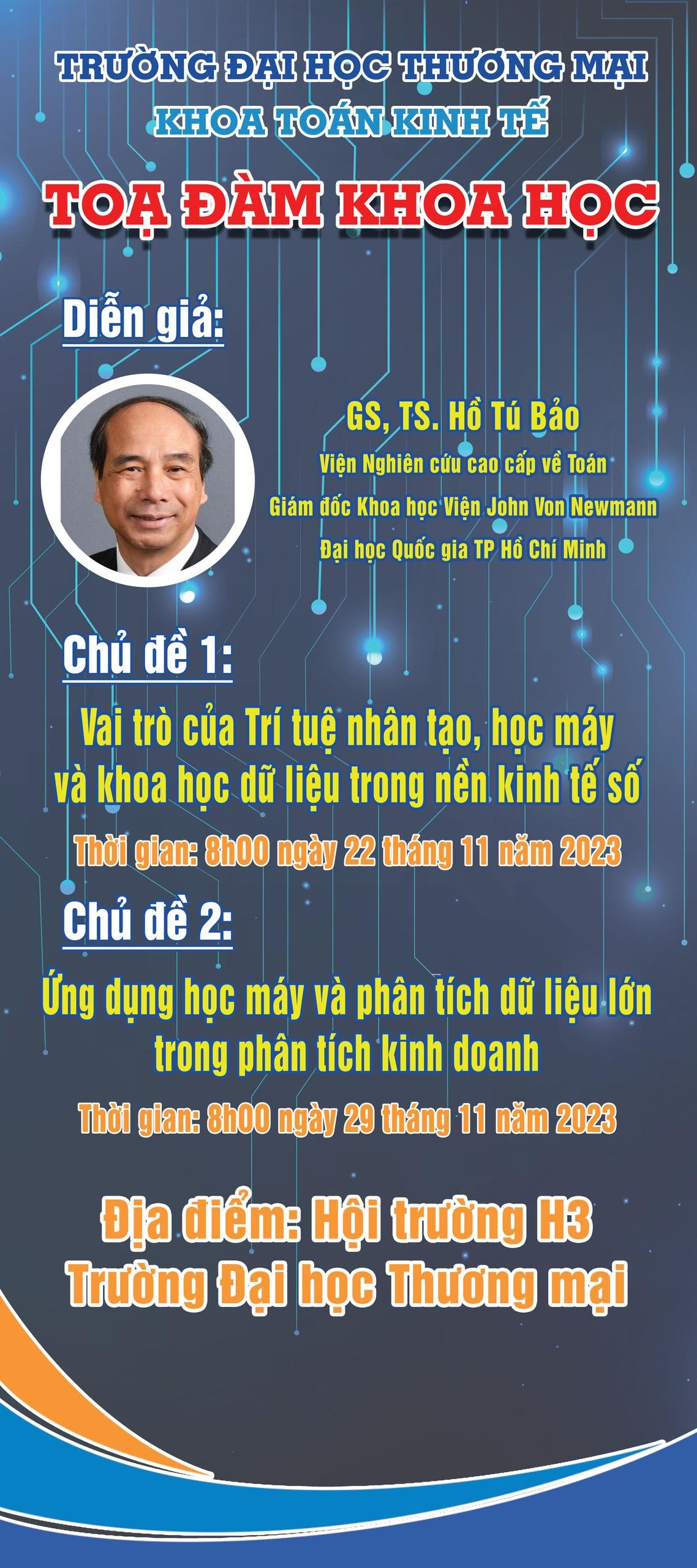 (HTTT) THƯ MỜI VIẾT BÀI HỘI THẢO QUỐC GIA: “PHÂN TÍCH ĐỊNH LƯỢNG CÁC VẤN ĐỀ KINH TẾ VÀ XÃ HỘI TRONG MÔI TRƯỜNG SỐ” LẦN THỨ BA VÀ TỌA ĐÀM KHOA HỌC